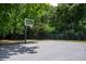 Outdoor basketball court featuring a hoop, net, and painted lines at 2087 Sterling Marsh Ln, Seabrook Island, SC 29455