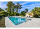 Inviting neighborhood swimming pool and lounge area, perfect for relaxing and enjoying sunny days in this quiet community at 2087 Sterling Marsh Ln, Seabrook Island, SC 29455