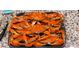 A pile of steamed crabs with orange shells, appealing to seafood lovers, suggesting local culinary experiences at 2087 Sterling Marsh Ln, Seabrook Island, SC 29455
