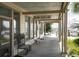 Charming front porch of salon and spa with views of the marina at 2087 Sterling Marsh Ln, Seabrook Island, SC 29455