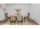 Dining room featuring a table for six and contemporary decor at 209 Country Gate Ln, Summerville, SC 29485