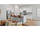 Modern kitchen with a central island, stainless steel appliances, and a breakfast bar at 209 Country Gate Ln, Summerville, SC 29485