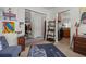 Inviting interior view with a coat rack, sightlines into the kitchen, and stylish decor at 216 Goldfinch Ln, Summerville, SC 29485