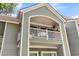 Exterior angle featuring the balcony of a condo with white railings and covered ceilings at 2317 Tall Sail Dr # 1005, Charleston, SC 29414