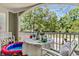 Charming balcony area with views of nature and outdoor furniture creating a relaxing atmosphere at 2317 Tall Sail Dr # 1005, Charleston, SC 29414