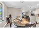 Comfortable dining room shows the connection to the living room and kitchen areas at 2317 Tall Sail Dr # 1005, Charleston, SC 29414