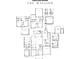 Detailed floor plan illustrating the home's layout, including bedrooms, baths, and kitchen at 243 Topsaw Ln, Moncks Corner, SC 29461