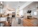 Bright, open kitchen with white cabinets, butcher block countertops, and stainless steel appliances at 2515 Violet Ave, North Charleston, SC 29405