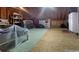 Unfinished attic space with storage shelving and plywood flooring ready for your personalization at 2655 Gnarled Pine, Seabrook Island, SC 29455