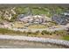 Stunning aerial view of a grand resort featuring lush landscaping, beach access, and ample parking at 2655 Gnarled Pine, Seabrook Island, SC 29455