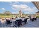 Relaxing outdoor patio with comfortable seating, golf course views, and tranquil ambiance at 2655 Gnarled Pine, Seabrook Island, SC 29455