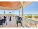 Beautiful outdoor patio area with ocean views, perfect for relaxing and enjoying the coastal scenery at 2655 Gnarled Pine, Seabrook Island, SC 29455