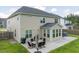 Expansive backyard featuring a patio ideal for outdoor dining, with ample space for recreation at 283 Saxony Loop, Summerville, SC 29486