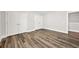 Empty bedroom with wood floors and double closets at 283 Saxony Loop, Summerville, SC 29486