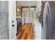 Bright kitchen with stainless steel appliances, white cabinets, and updated lighting provides a clean modern look at 2963 Alabama Dr, North Charleston, SC 29405
