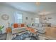 Spacious living room with two sofas, a unique rug, and plenty of natural light at 307 Fox Gap Rd, Summerville, SC 29486