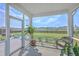Relaxing screened porch showcasing views of the backyard and neighborhood, with cozy seating at 307 Fox Gap Rd, Summerville, SC 29486