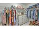 Spacious walk-in closet with ample shelving and hanging storage for clothes and accessories at 307 Fox Gap Rd, Summerville, SC 29486