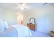 This bedroom features soft carpet and an antique dresser with a mirror at 3130 Pignatelli Cres, Mount Pleasant, SC 29466
