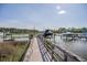 Private dock with boats, providing convenient water access and scenic views at 3130 Pignatelli Cres, Mount Pleasant, SC 29466