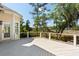 Spacious back deck with white railings and beautiful views of the water and marsh at 3508 Henrietta Hartford Rd, Mount Pleasant, SC 29466
