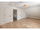 Well-lit bedroom boasts hardwood flooring, recessed lighting, and a neutral color scheme at 3508 Henrietta Hartford Rd, Mount Pleasant, SC 29466