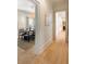Dining room features a chandelier and view into the hallway at 3508 Henrietta Hartford Rd, Mount Pleasant, SC 29466