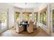 Bright dining room with bay window and water views at 3508 Henrietta Hartford Rd, Mount Pleasant, SC 29466
