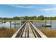 View of the private dock, offering direct access to the water for boating and water activities at 3508 Henrietta Hartford Rd, Mount Pleasant, SC 29466