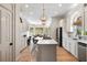Open-concept kitchen with island, modern appliances, and breakfast nook at 3508 Henrietta Hartford Rd, Mount Pleasant, SC 29466