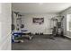 Home gym with a variety of weightlifting equipment and ample space for workouts at 4631 Scout Aly, North Charleston, SC 29405