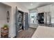 Laundry room featuring a full size stackable washer and dryer is conveniently located next to the kitchen at 4631 Scout Aly, North Charleston, SC 29405