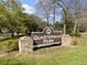 Park entrance sign 