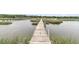 Dock extends over the water, offering access to water activities at 4702 Blockhouse Ln, Hollywood, SC 29449