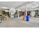 Bright and expansive garage with plenty of space for storage and parking, features abundant natural light at 4702 Blockhouse Ln, Hollywood, SC 29449