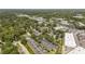 Overhead view of townhomes in a lush green area with nearby shops and businesses at 506 Arlington Dr # F, Charleston, SC 29414