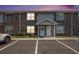 Brick two-story townhouse featuring a well-manicured lawn and convenient parking at sunset at 506 Arlington Dr # F, Charleston, SC 29414