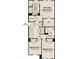 Upstairs floor plan features primary bedroom, bath, and additional bedrooms at 5100 Double Eagle, Summerville, SC 29485
