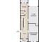 Layout showcases a study, foyer, and garage with unfinished storage at 5100 Double Eagle, Summerville, SC 29485