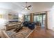 Comfortable living room is filled with natural light at 5504 Green Dolphin Way, Kiawah Island, SC 29455