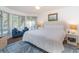 Bright primary bedroom featuring multiple windows and ample sunlight at 5504 Green Dolphin Way, Kiawah Island, SC 29455