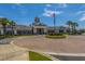Community clubhouse exterior with meticulous landscaping and a brick circular drive at 626 Battery Edge Dr, Summerville, SC 29486