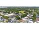 Picturesque aerial view highlights a vibrant community with tree-lined streets and diverse housing options at 634 Rutledge Ave, Charleston, SC 29403
