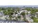 Aerial view of a neighborhood featuring a mix of residential homes and green spaces at 634 Rutledge Ave, Charleston, SC 29403