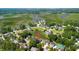 Beautiful aerial view shows neighborhood homes surrounding pond with lush green landscaping at 6910 Tanner Hall Blvd, Hanahan, SC 29410