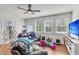 Cozy living room with lots of natural light at 7812 Park Gate Dr, North Charleston, SC 29418