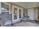 Patio features outdoor seating and an entrance to the house at 1005 Washitonia Way # B, Charleston, SC 29492