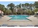 Large community swimming pool surrounded by chairs and greenery at 1005 Washitonia Way # B, Charleston, SC 29492