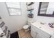 Clean and well-maintained bathroom with tile flooring, vanity, and shower at 102 Jasimine Ct, Summerville, SC 29486