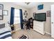 Cozy bedroom showcasing a well-placed keyboard, dresser, rug, and natural light at 102 Jasimine Ct, Summerville, SC 29486